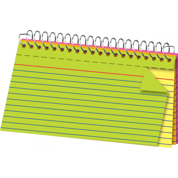 slide 1 of 1, Office Depot Brand Spiral Bound Index Cards, 3'' X 5'', Glow Colors, Pack Of 100, 100 ct