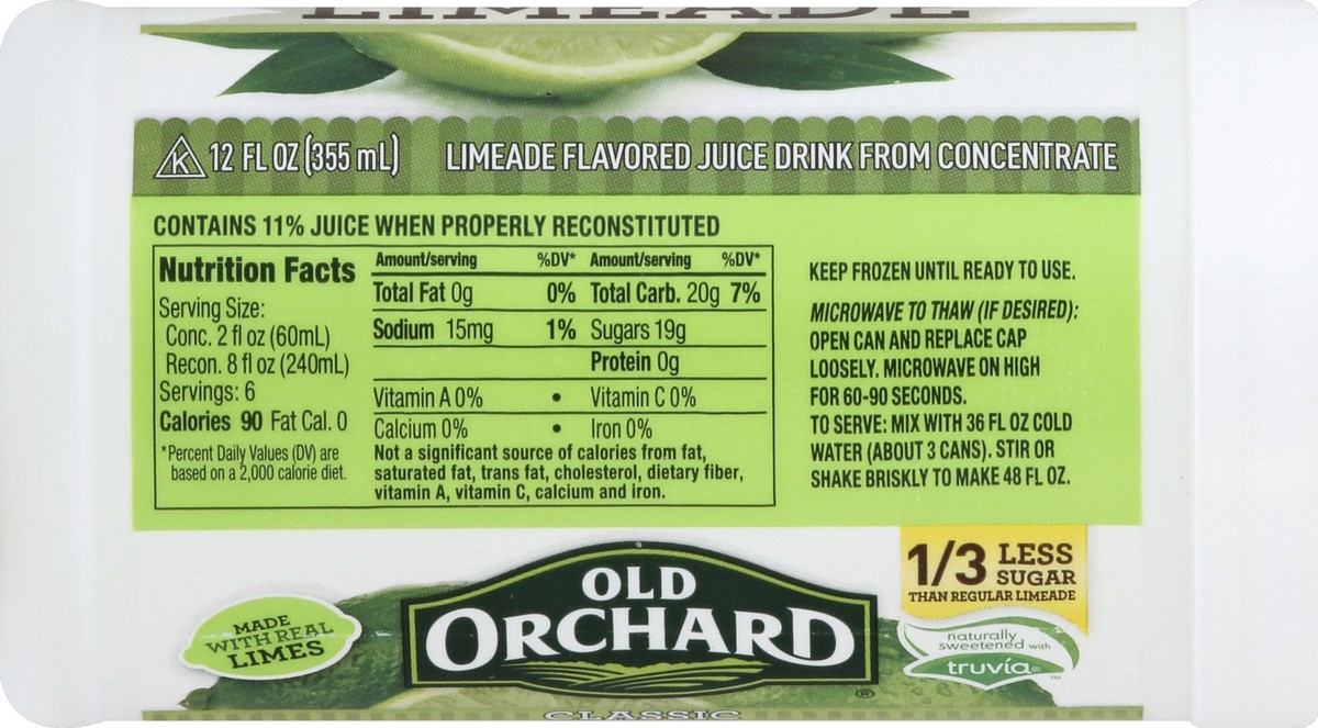 slide 2 of 4, Old Orchard Limeade, Classic - 12 oz, 12 oz