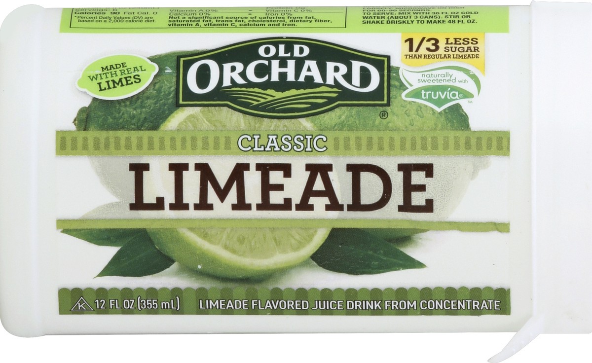 slide 4 of 4, Old Orchard Limeade, Classic - 12 oz, 12 oz