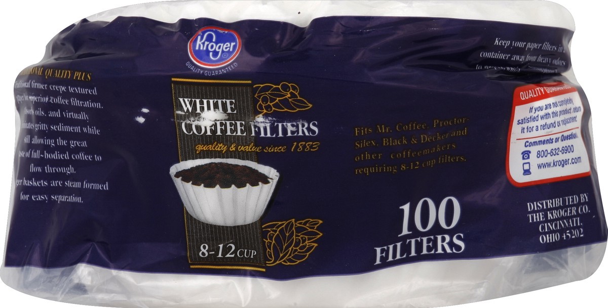 slide 2 of 3, Kroger Basket Coffee Filters- 100 ct, 100 ct