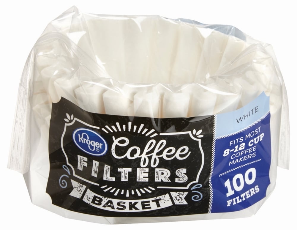 slide 1 of 1, Kroger Basket Coffee Filters - 100 ct, 100 ct