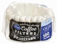 slide 1 of 1, Kroger Basket Coffee Filters, 100 ct