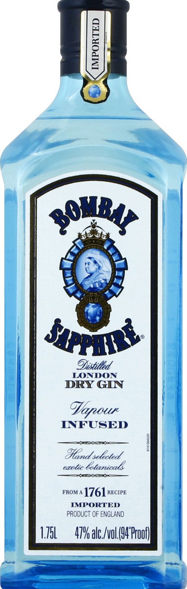 slide 1 of 5, Bombay Dry Gin 1.75 lt, 1.75 liter