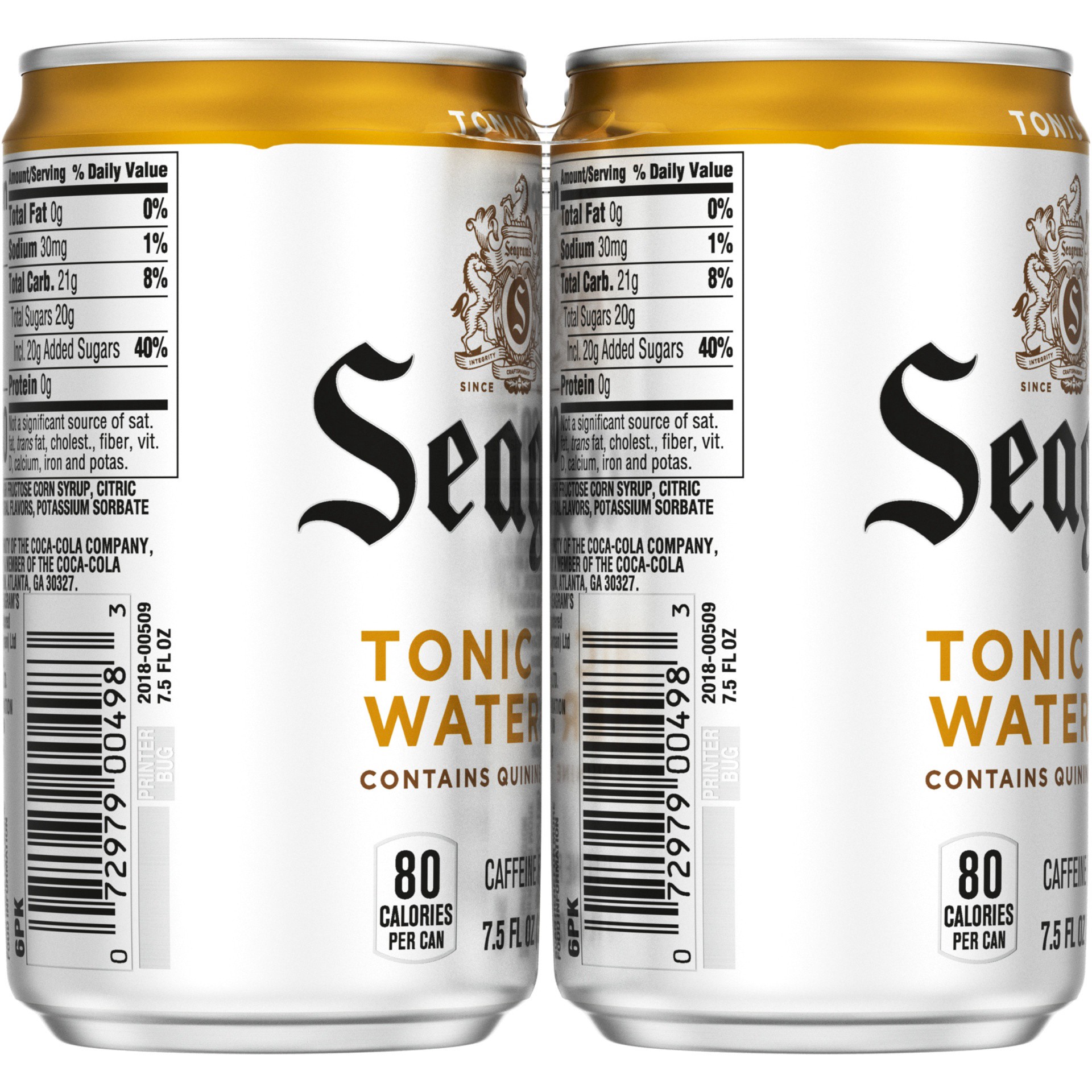 slide 4 of 10, Seagram's Seagrams Tonic Cans- 6 ct, 45 fl oz