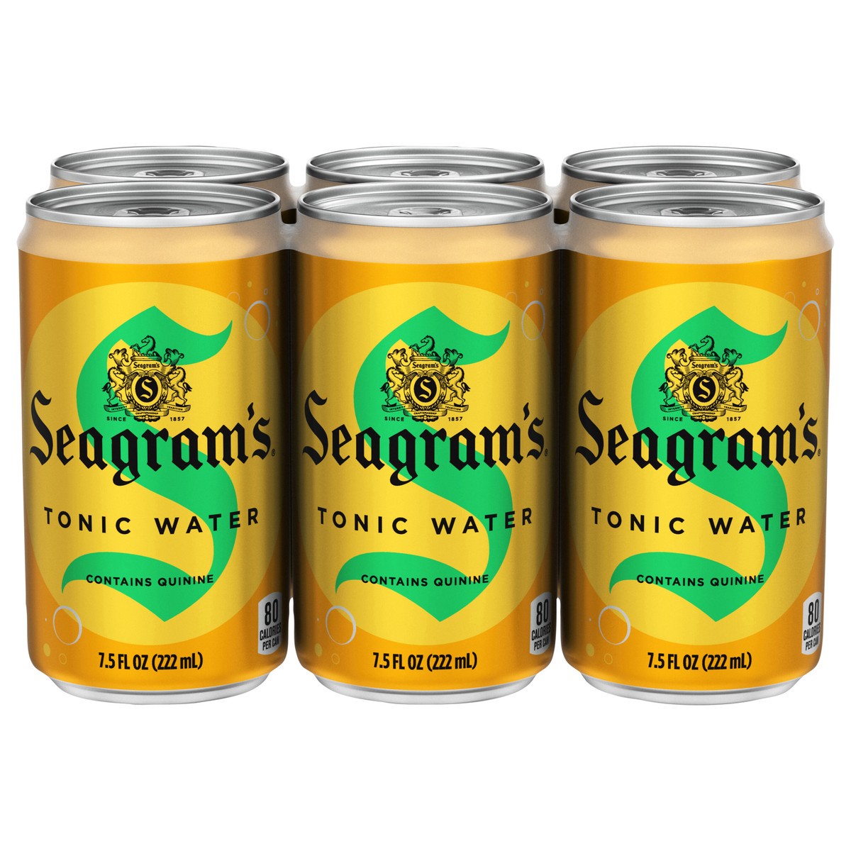 slide 1 of 10, Seagram's Seagrams Tonic Cans- 6 ct, 45 fl oz