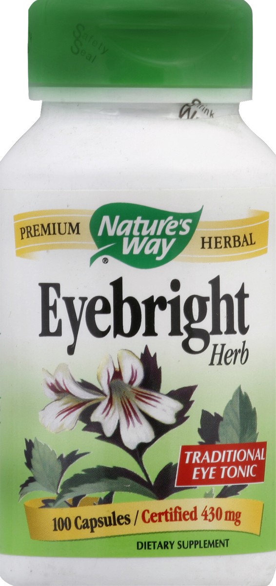 slide 2 of 2, Nature's Way Eyebright Herb, Vision/eye Health, 100 ct