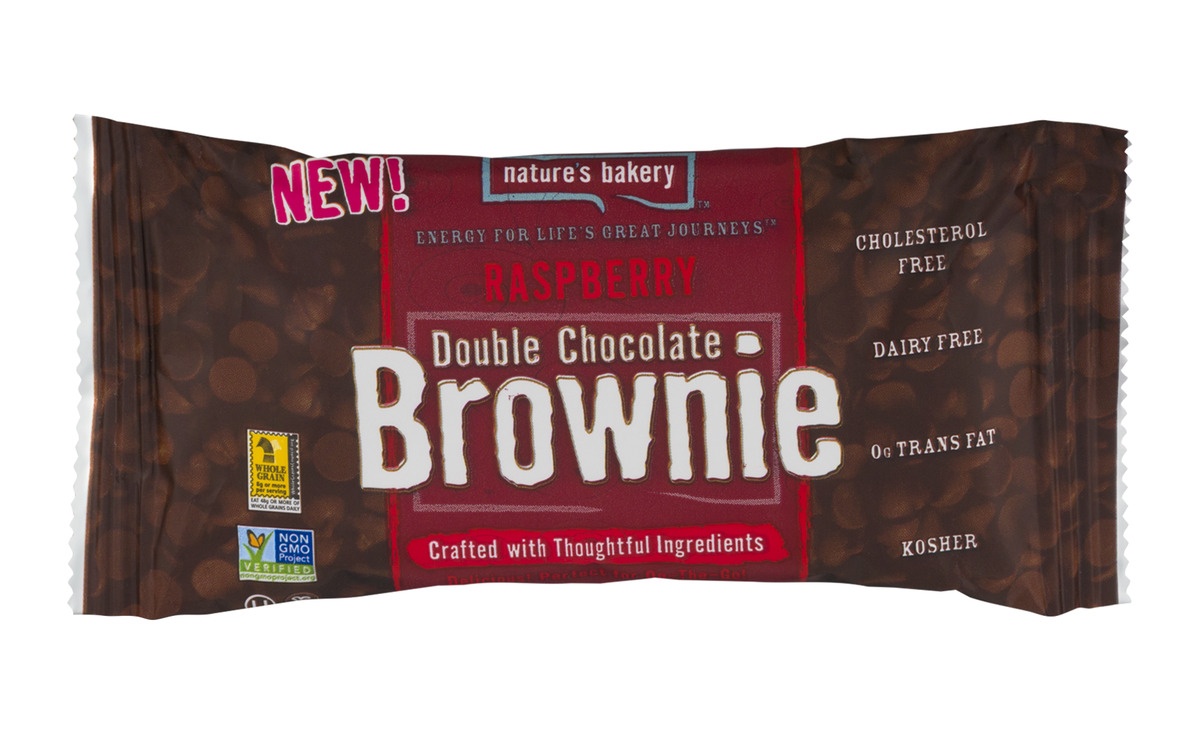 slide 1 of 1, Nature's Bakery Double Chocolate Brownie Raspberry, 2 oz