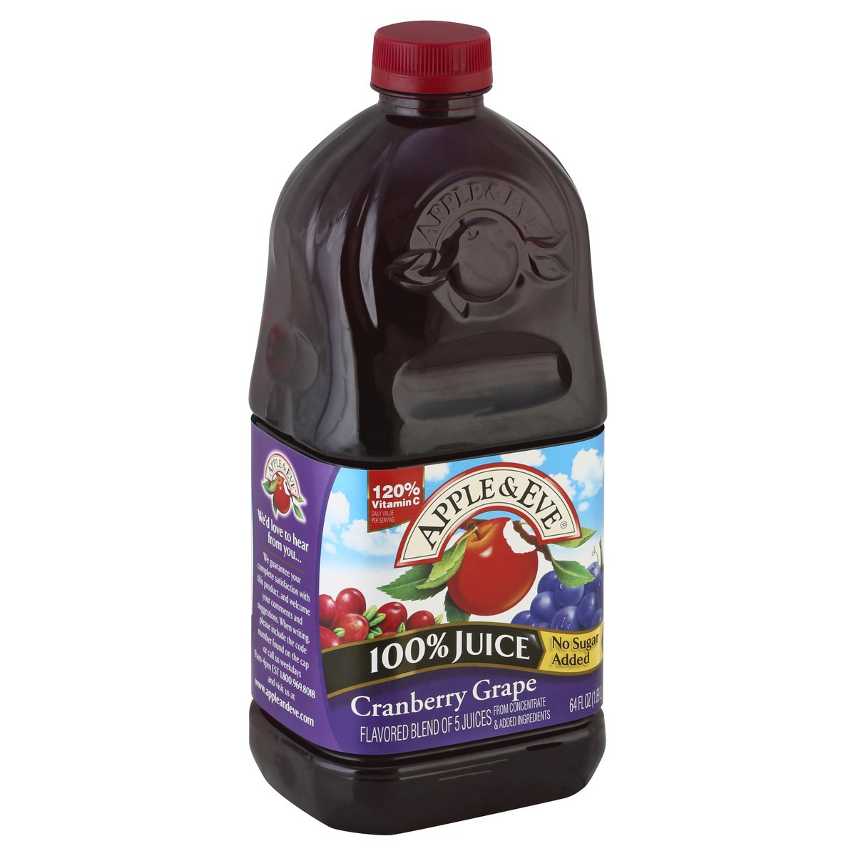 slide 4 of 5, Apple & Eve Cranberry Grape Juice - 64 fl oz, 64 fl oz