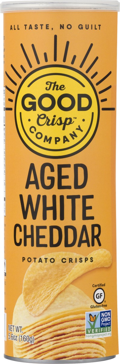 slide 8 of 9, The Good Crisp Company Potato Crisp,Agd.Wht Ched, 5.6 oz