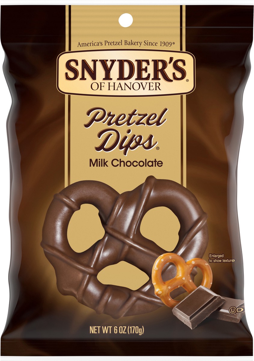 slide 4 of 11, Snyder's of Hanover Pretzels, Milk Chocolate Covered Pretzels, 6 Oz, 6 oz