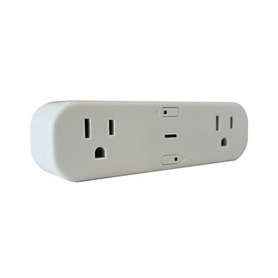 slide 1 of 1, Smart Choice Mini WIFISmart Double Plug, 1 ct