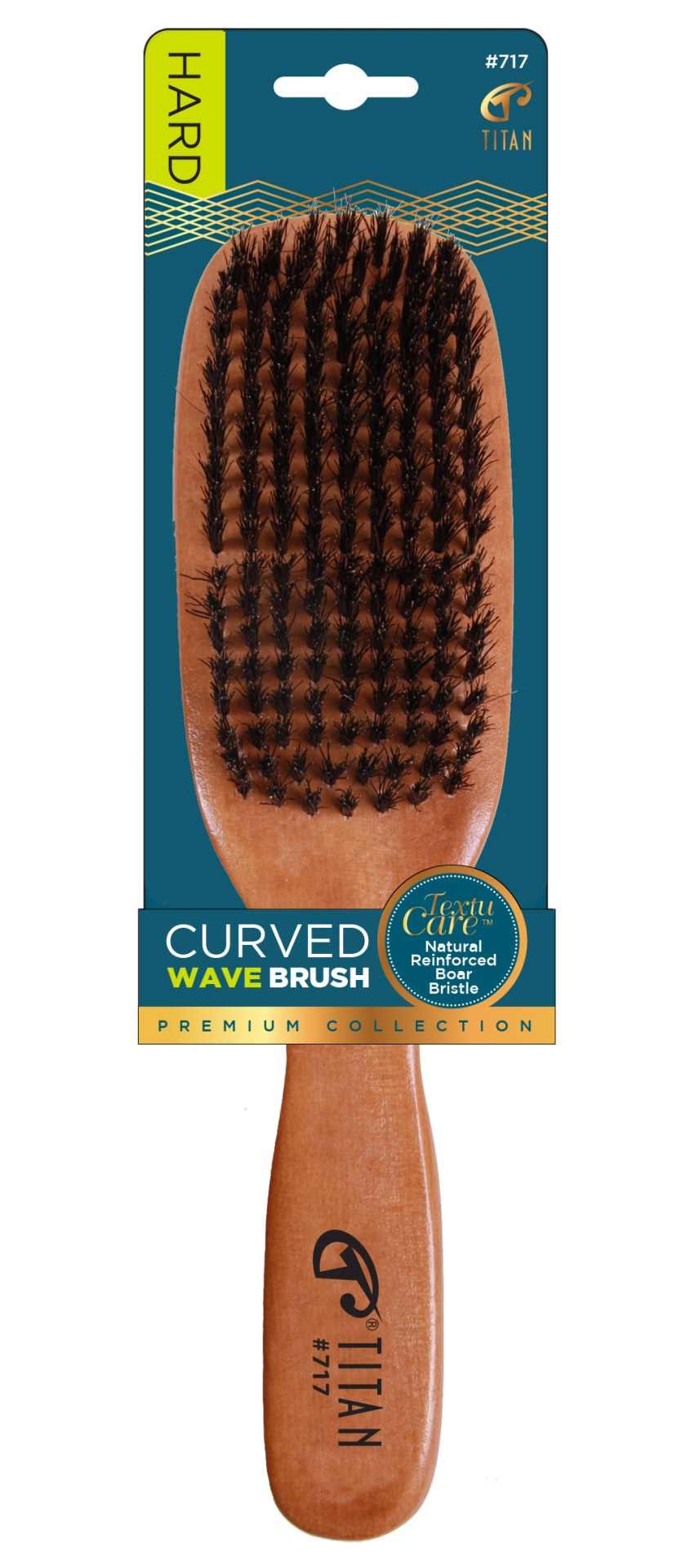 slide 1 of 2, Titan Curved Wave Brush, 1 ct