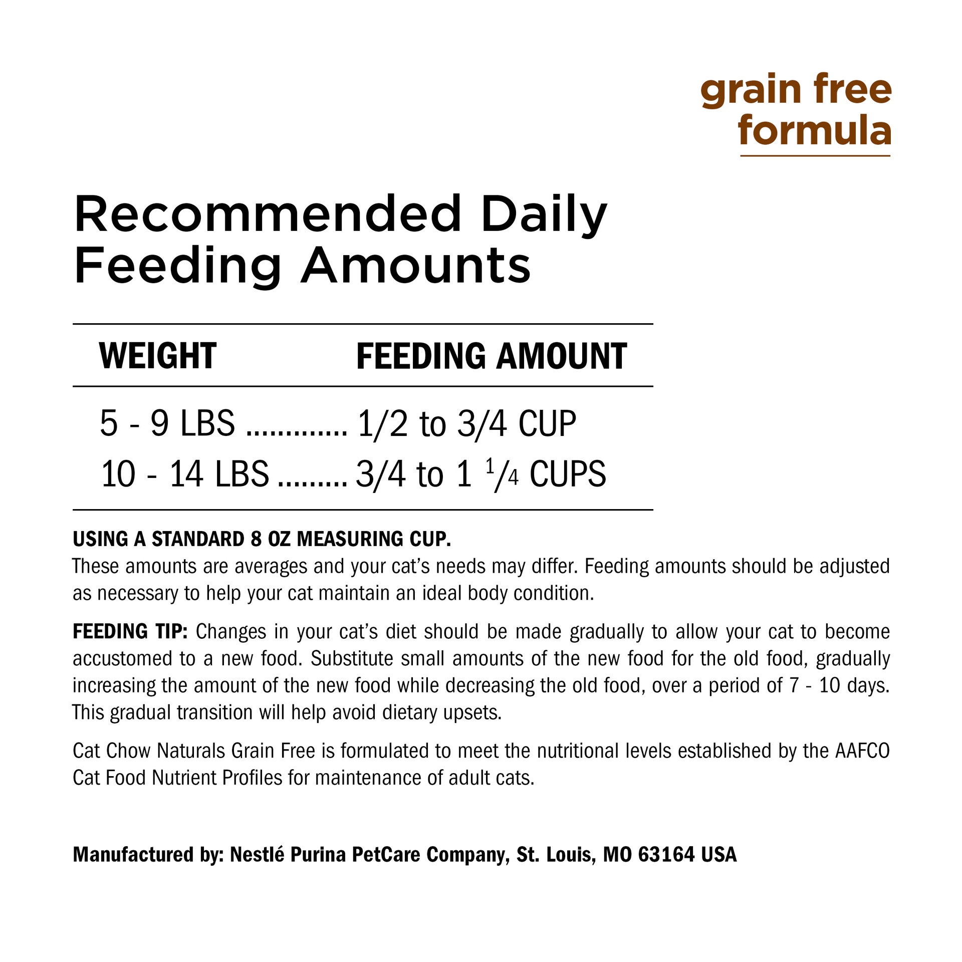 slide 2 of 9, Cat Chow Purina Cat Chow Natural Grain Free Dry Cat Food, Naturals With Real Chicken, 3.15 lb