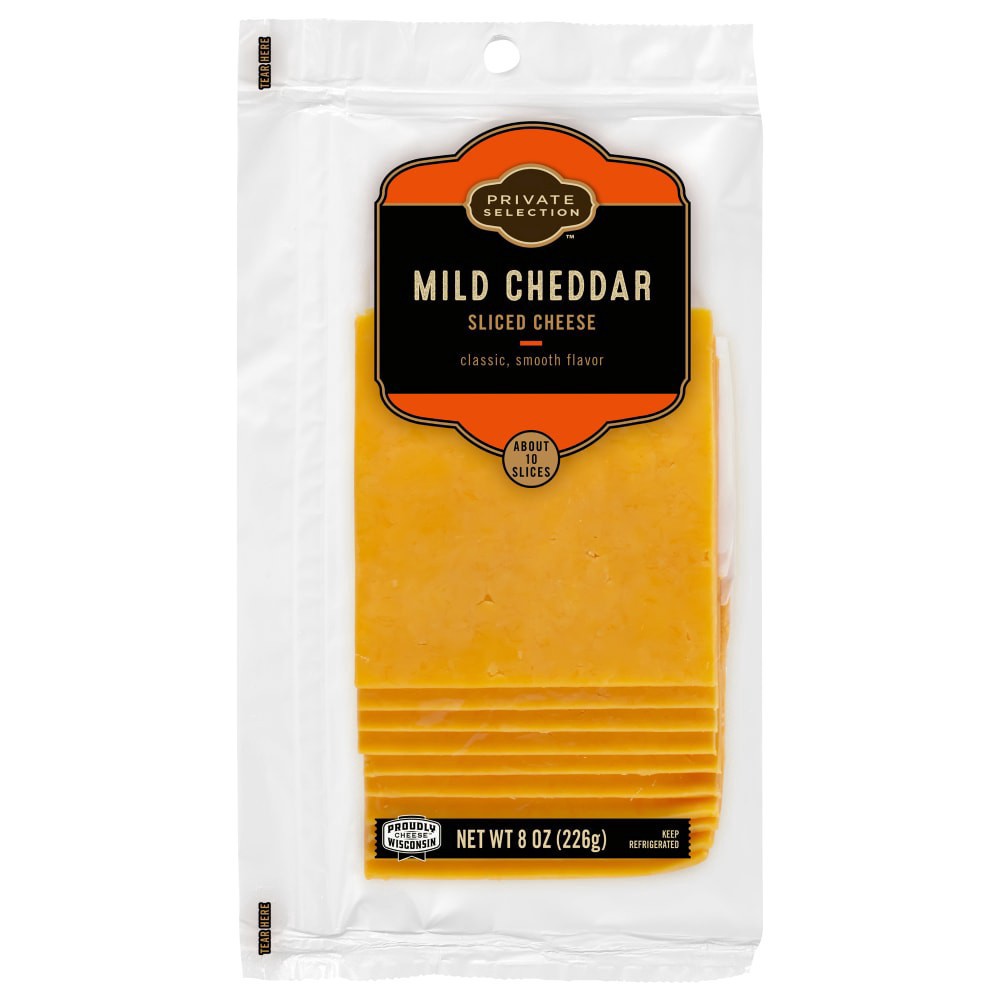 slide 2 of 2, Private Selection Mild Cheddar Cheese - 8 oz, 8 oz
