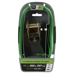 SMARTSTRAPS Winston SmartStrap Endless Padded Ratchet, Green, 14'