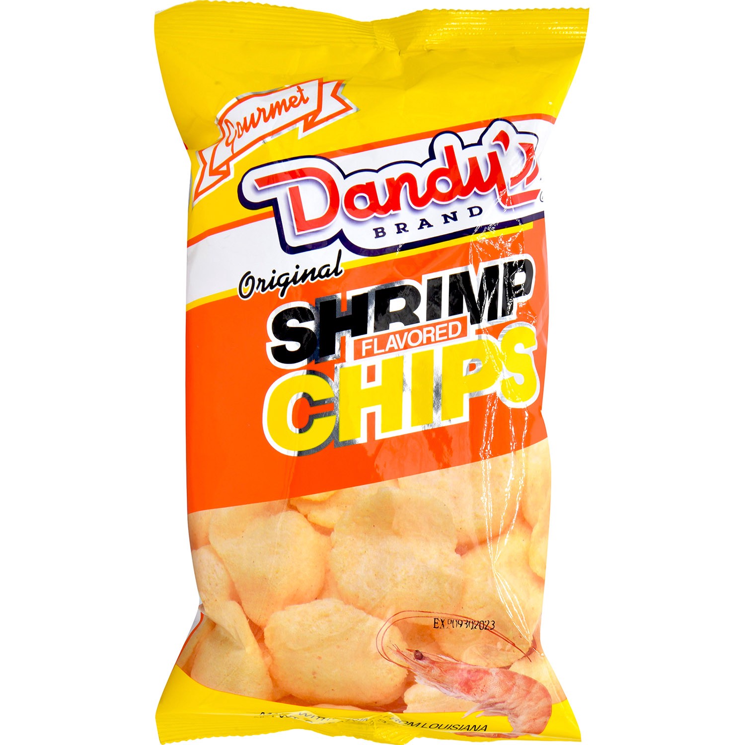 slide 1 of 1, Dandy Chips, Shrimp Flavored, 2.75 oz