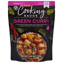 H-E-B Green Curry Spicy Cooking Sauce