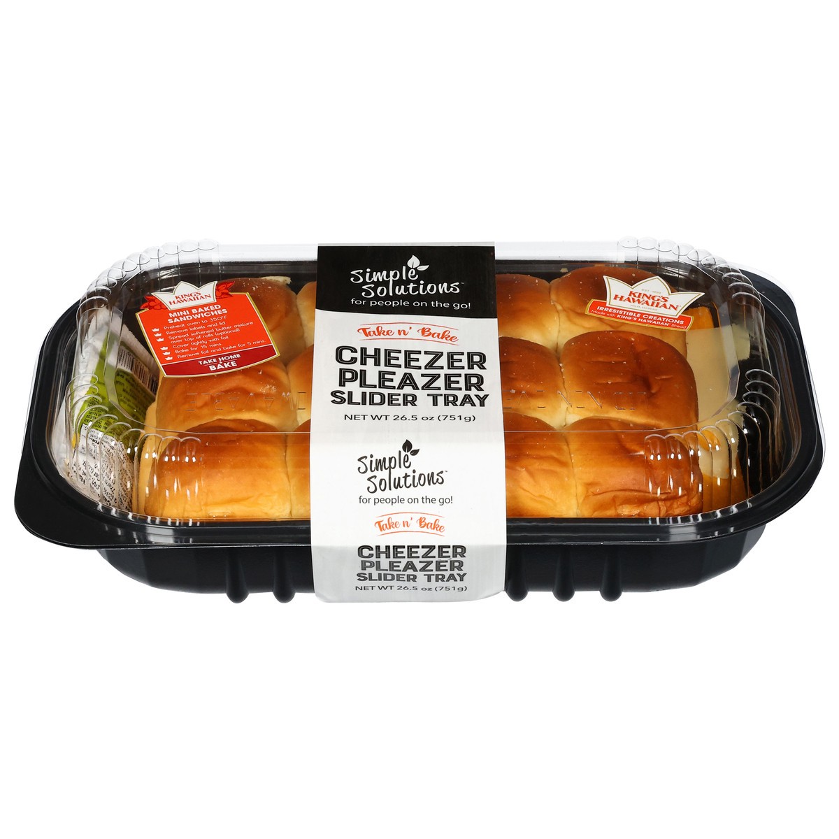 slide 4 of 4, Simple Solutions Take n' Bake Cheezer Pleazer Slider Tray 26.5 oz, 26.5 oz