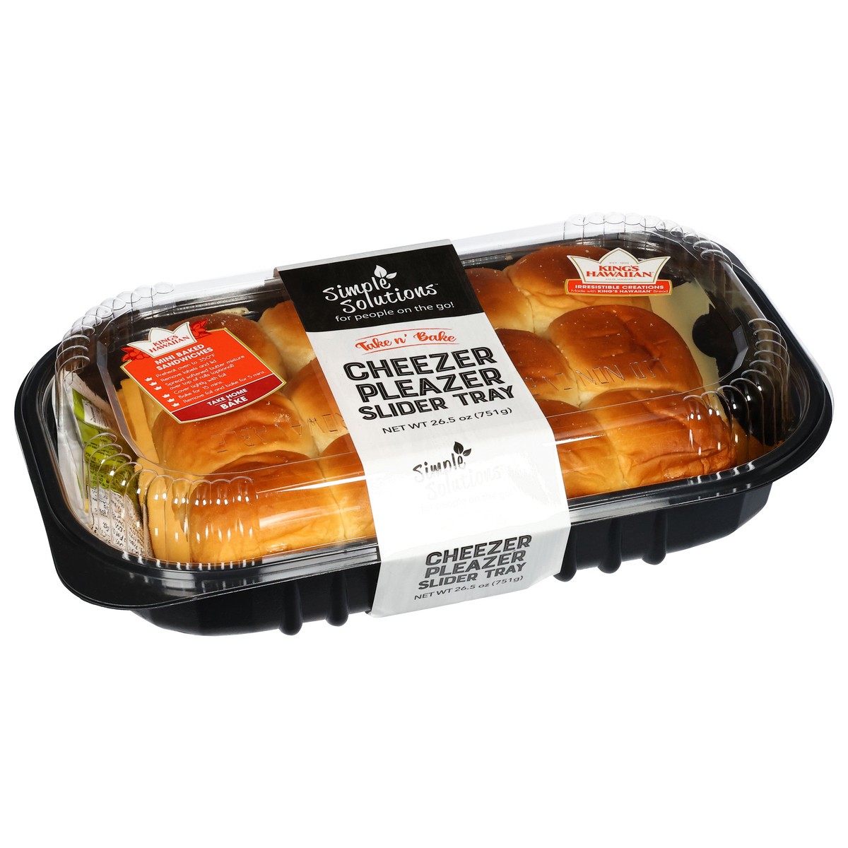 slide 3 of 4, Simple Solutions Take n' Bake Cheezer Pleazer Slider Tray 26.5 oz, 26.5 oz