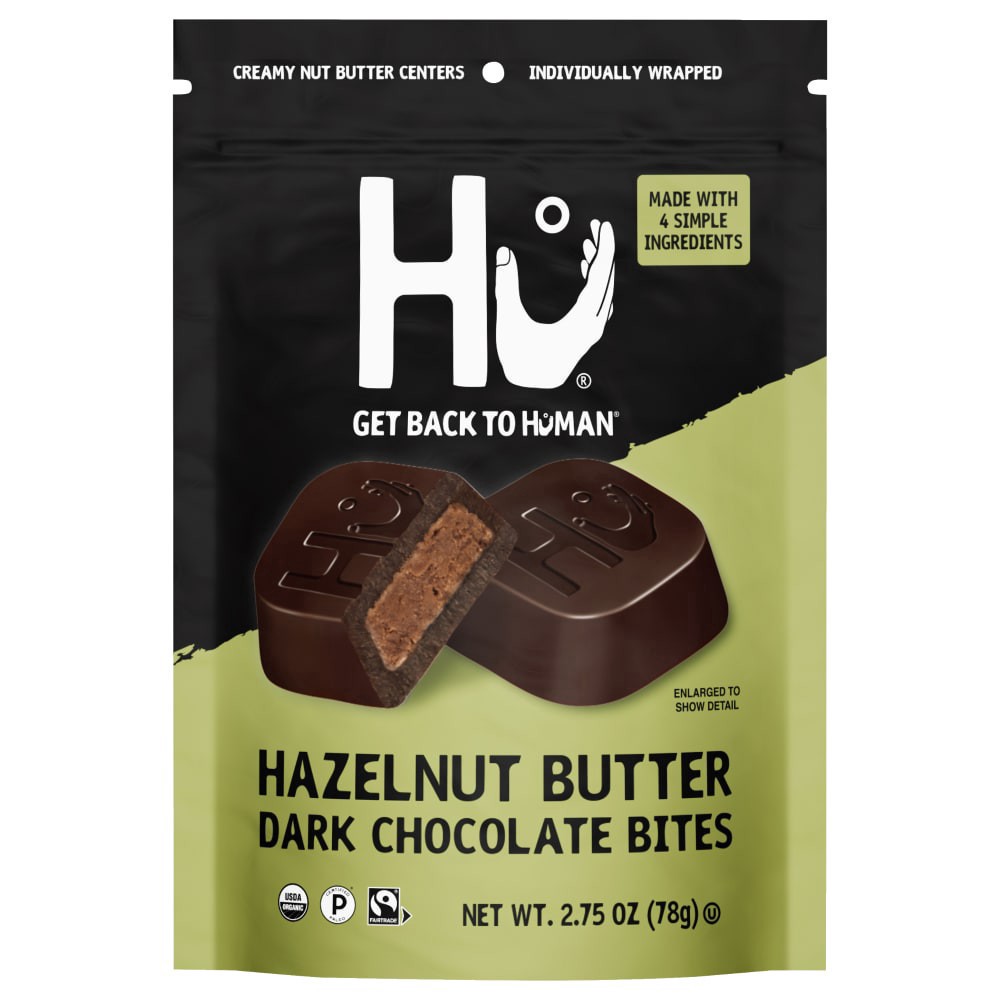slide 2 of 2, Hu Hazelnut Butter Dark Chocolate Bites 2.75 oz, 2.75 oz