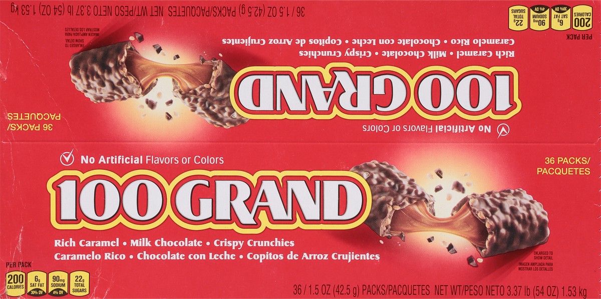 slide 11 of 12, 100 GRAND BILINGUAL SINGLE BLM 1PC BOX w COVER 159862 - EVDAY - US50BL - 36 ct, 36 ct