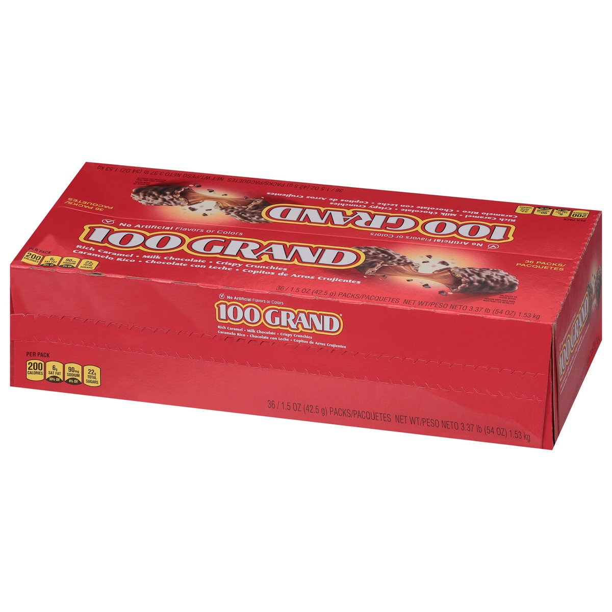 slide 3 of 12, 100 GRAND BILINGUAL SINGLE BLM 1PC BOX w COVER 159862 - EVDAY - US50BL - 36 ct, 36 ct