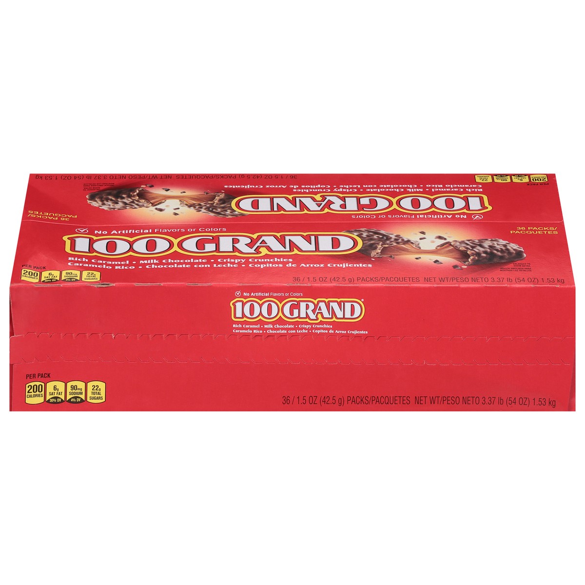 slide 1 of 12, 100 GRAND BILINGUAL SINGLE BLM 1PC BOX w COVER 159862 - EVDAY - US50BL - 36 ct, 36 ct