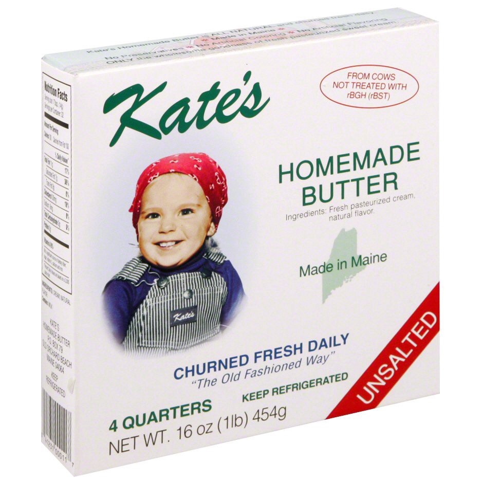 slide 1 of 1, Kate's Creamery No-Salt Butter, 16 oz