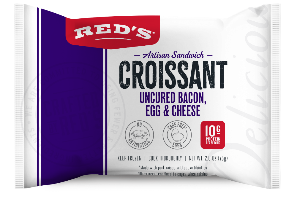 slide 2 of 4, Reds Croissant Bacon Egg Cheese - 5.3 OZ, 5.3 oz