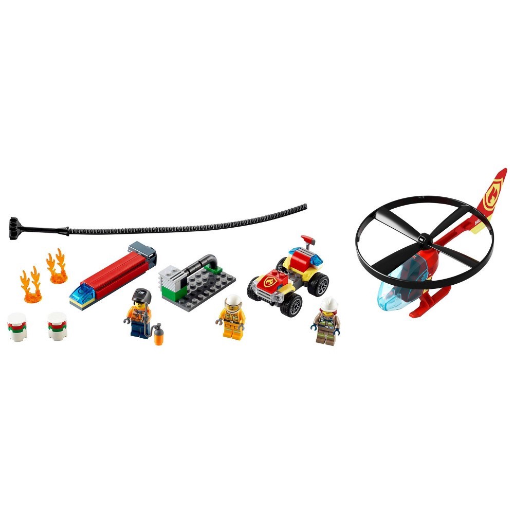 slide 2 of 7, LEGO City Fire Helicopter Response 60248 Firefighter Building Set, 1 ct