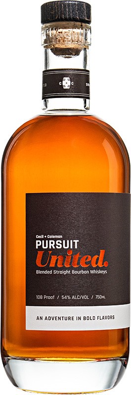slide 1 of 1, Pursuit United - Blended Straight Bourbon Whiskey, 