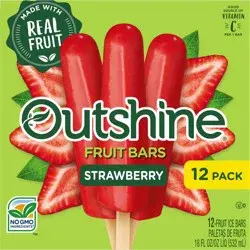 Outshine 12 Pack Strawberry Fruit Bars