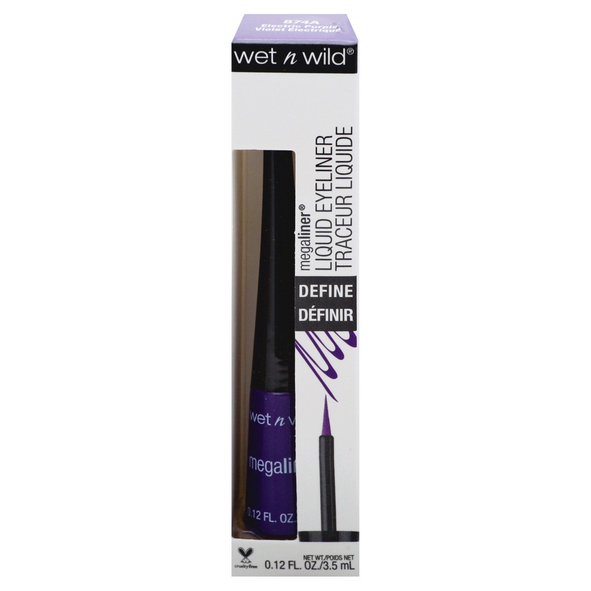 slide 4 of 12, wet n wild Define Liquid Electric Purple Eyeliner 0.12 oz, 1 ct