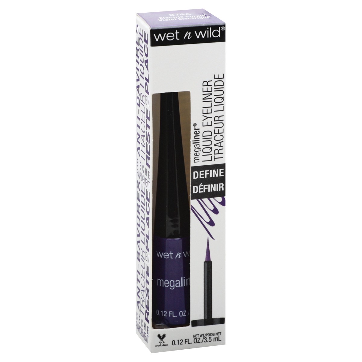 slide 3 of 12, wet n wild Define Liquid Electric Purple Eyeliner 0.12 oz, 1 ct