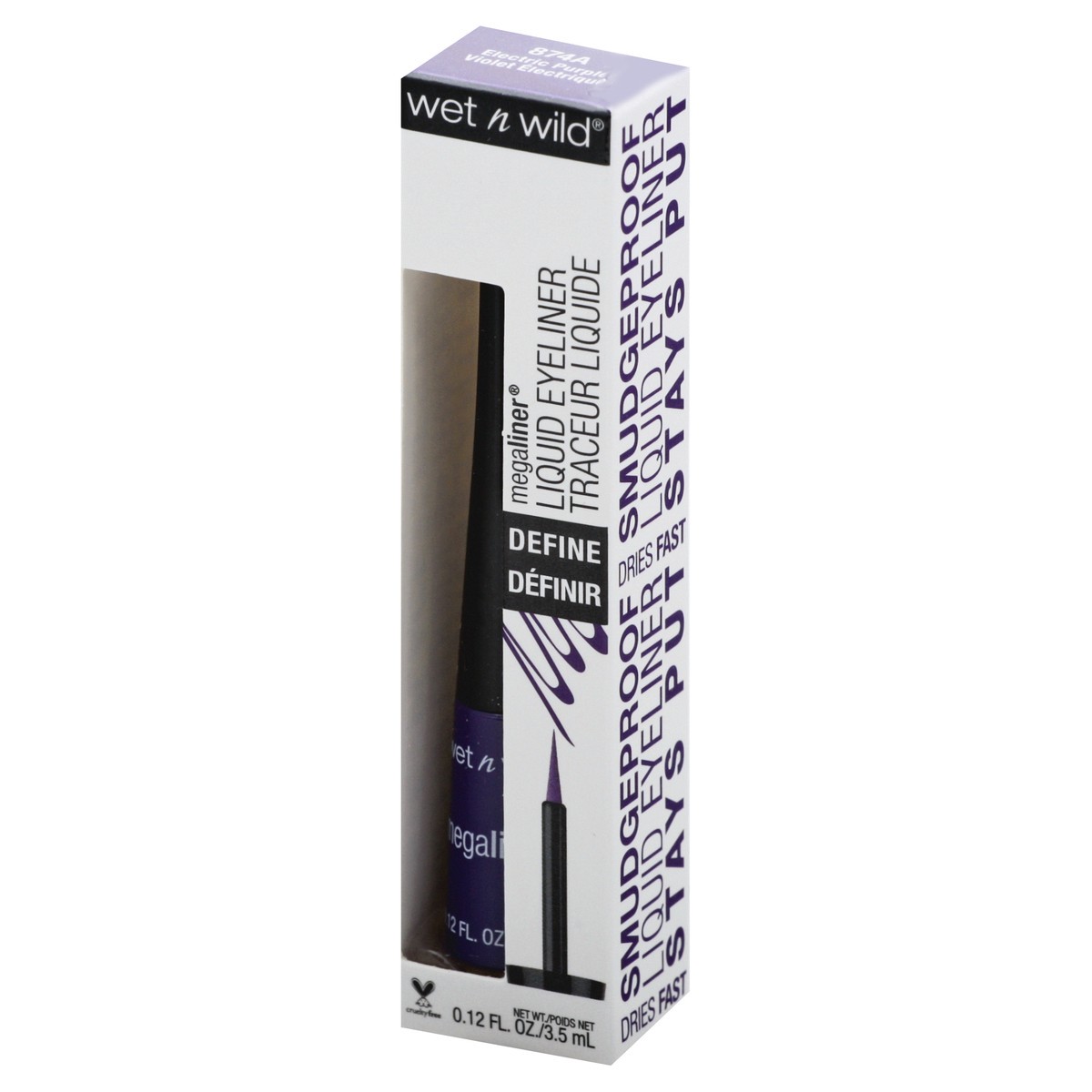 slide 5 of 12, wet n wild Define Liquid Electric Purple Eyeliner 0.12 oz, 1 ct