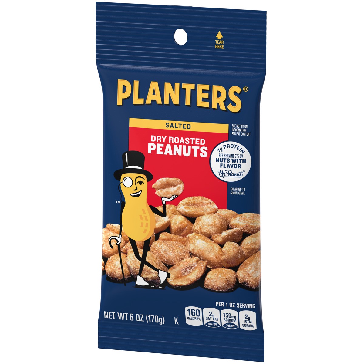 slide 6 of 9, Planters Peanuts, 6 oz