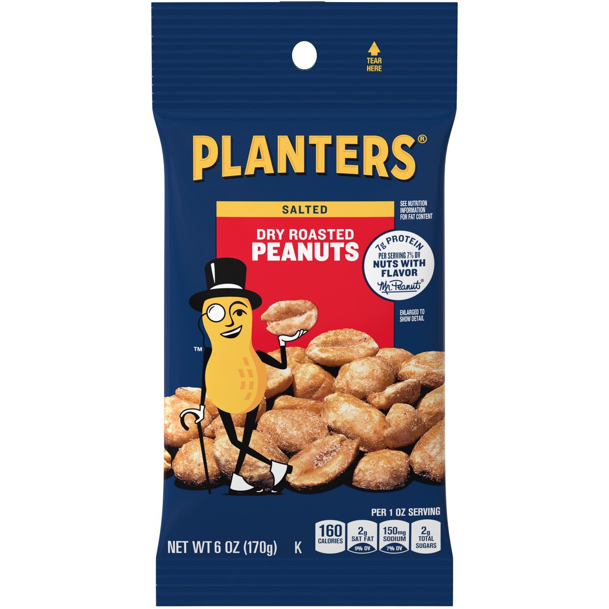 slide 1 of 9, Planters Peanuts, 6 oz