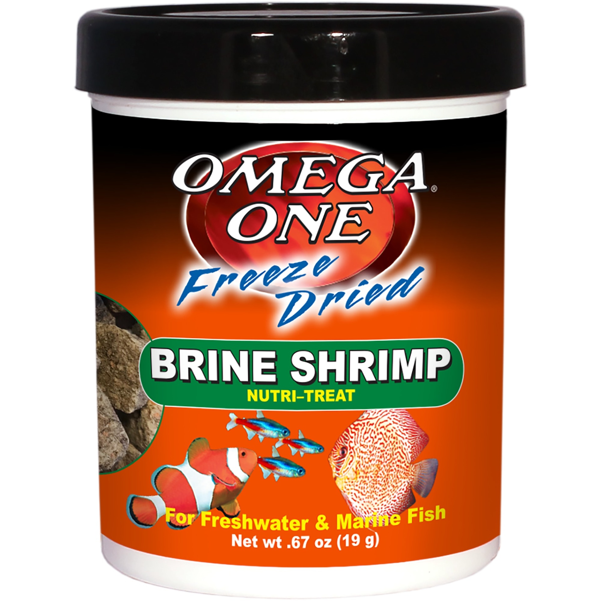 slide 1 of 1, Omega One Freeze Dried Brine Shrimp, 0.67 oz