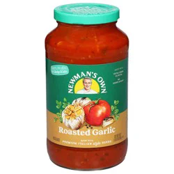 Newmans Own Pasta Sauce Roasted Garlic