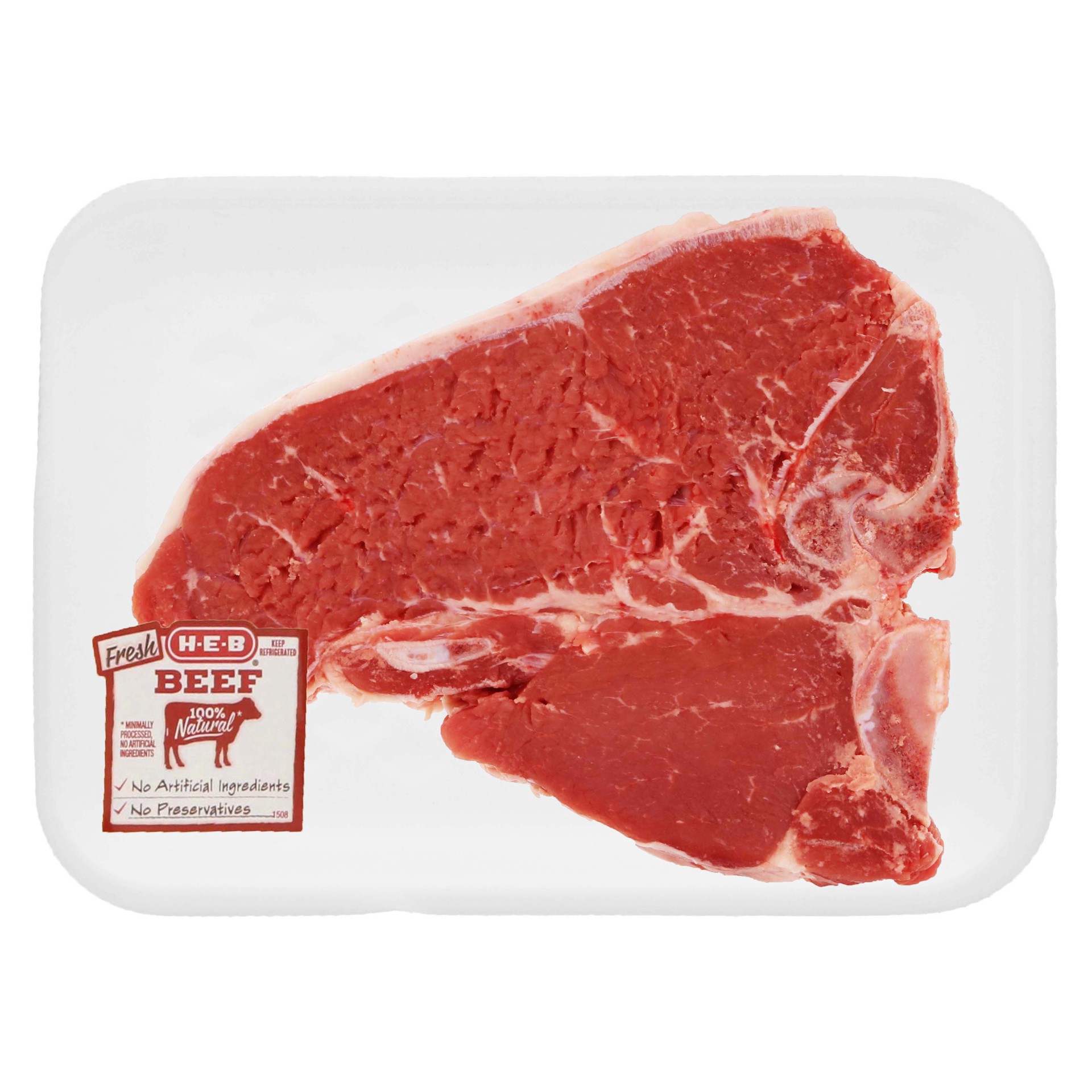 slide 1 of 1, USDA Select Beef Thick Sliced T-Bone Steak, per lb