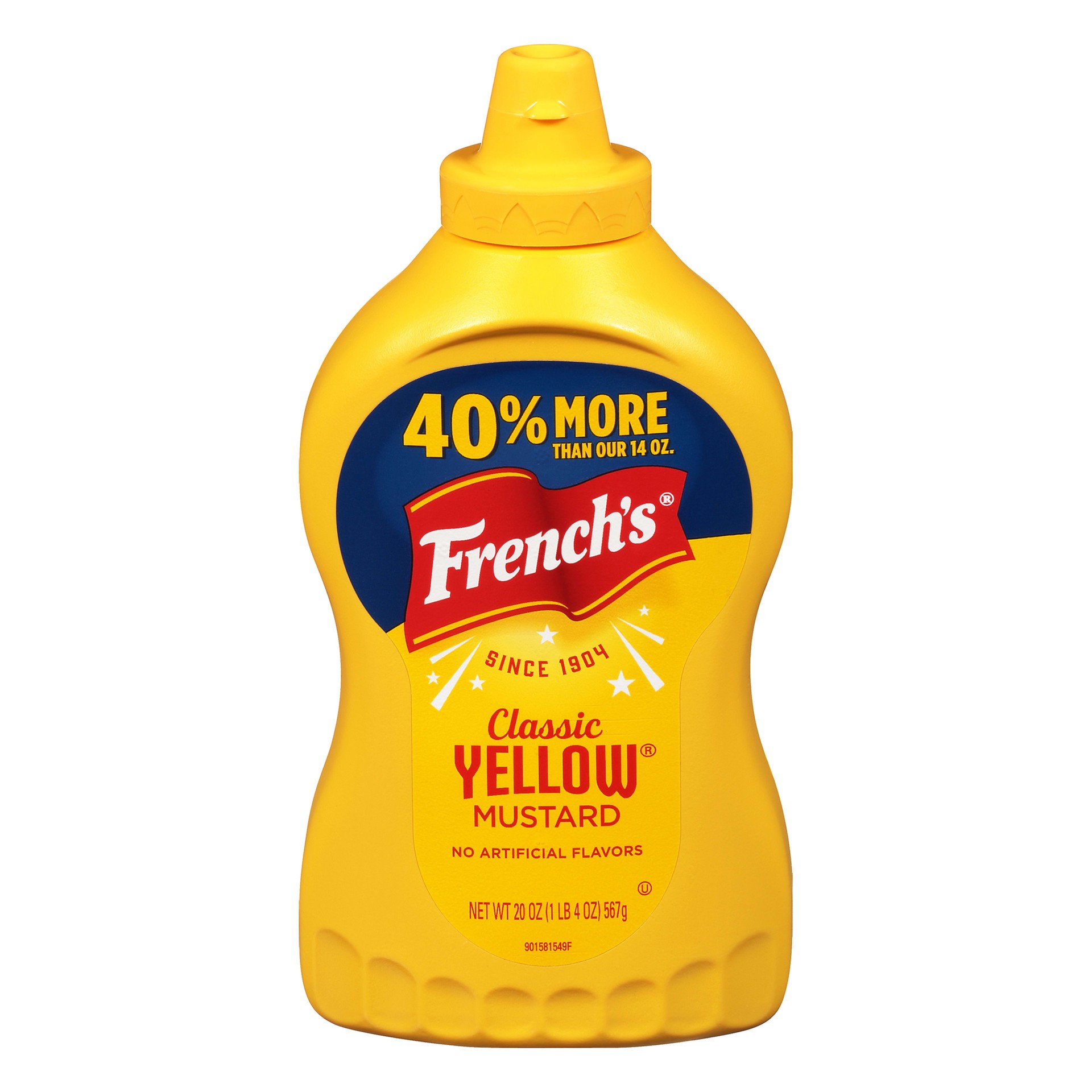 slide 1 of 13, French's Classic Yellow Mustard, 20 oz, 20 oz