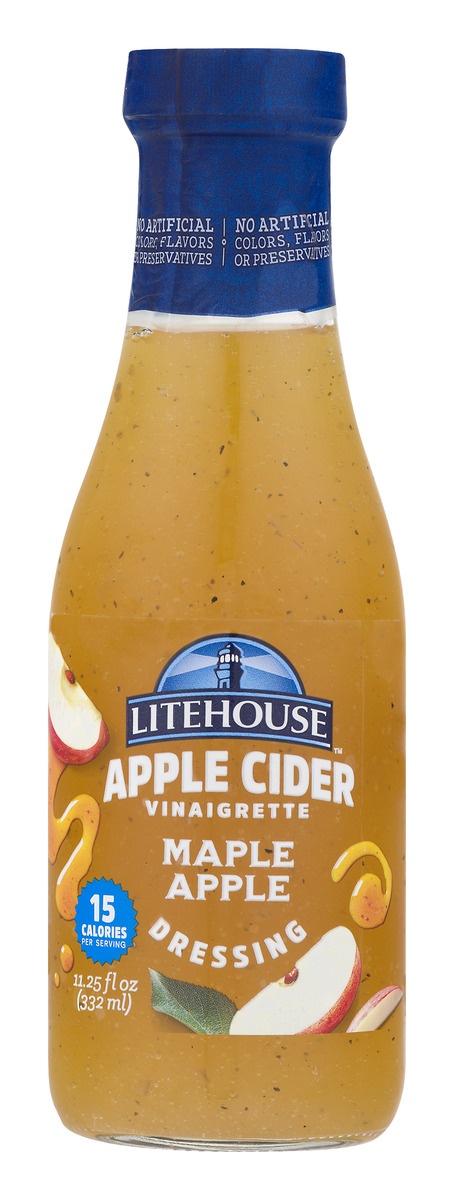 slide 1 of 1, Litehouse Apple Cider Vinaigrette Maple Apple, 11.25 fl oz