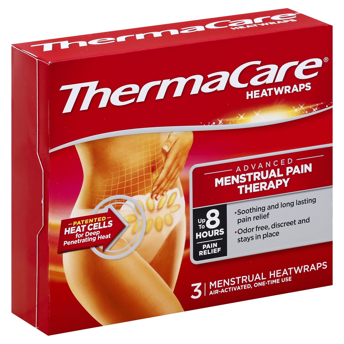 slide 3 of 7, ThermaCare Heatwraps 3 ea, 3 ct