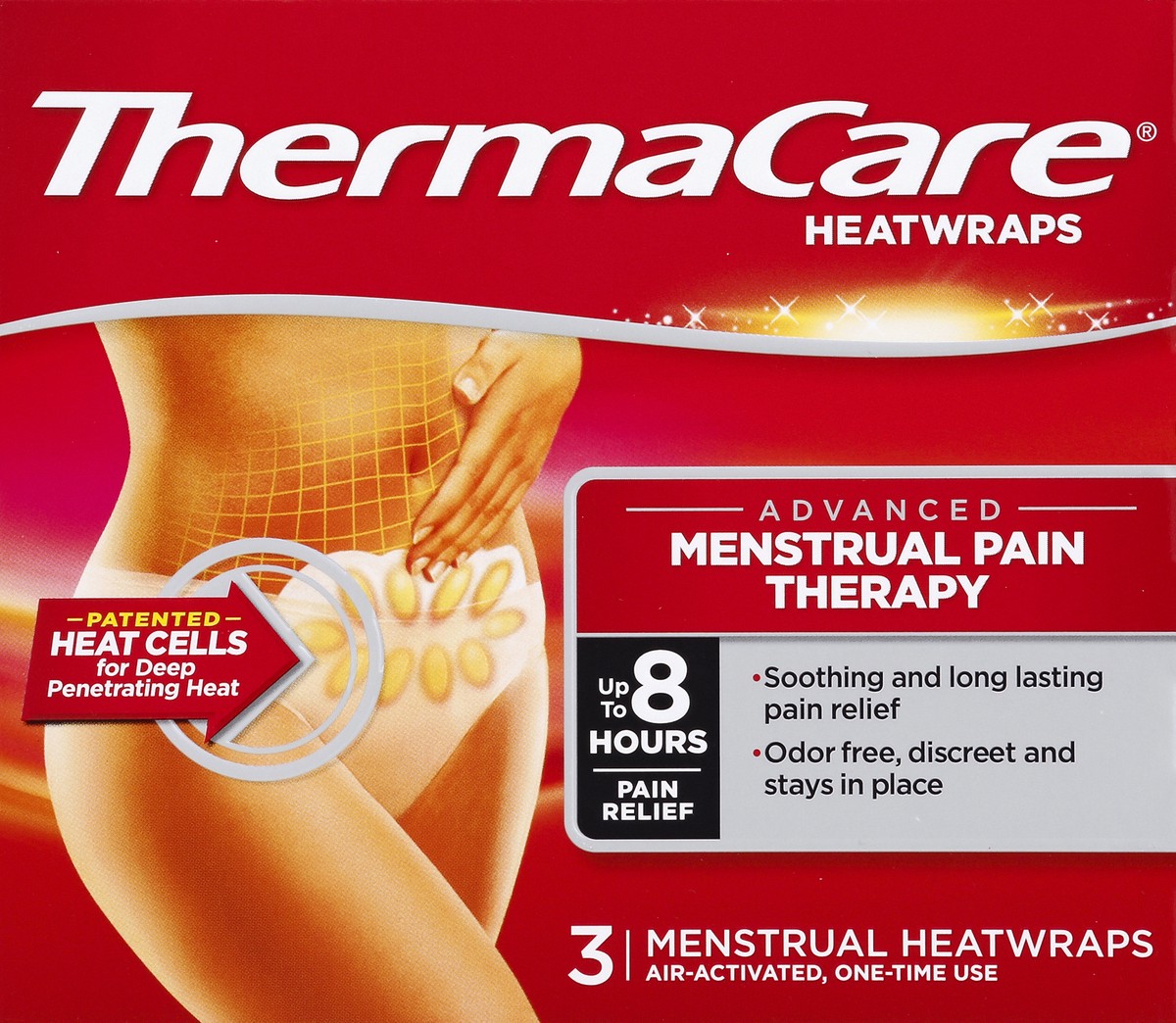 slide 1 of 7, ThermaCare Heatwraps 3 ea, 3 ct