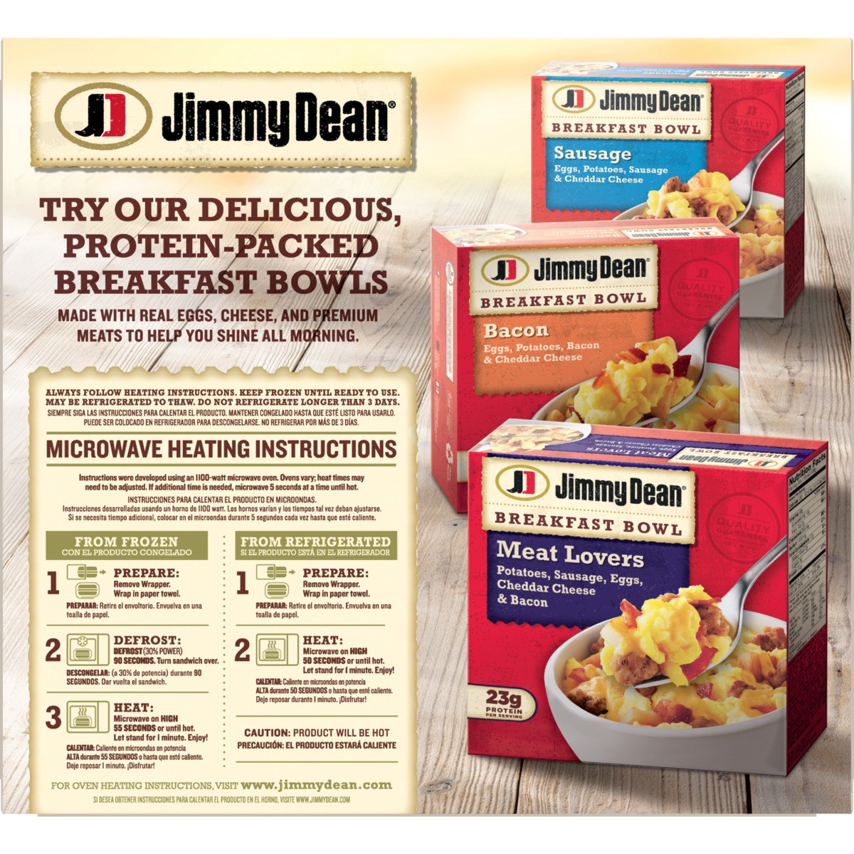 slide 5 of 9, Jimmy Dean Jmmy Dean Saus Egg Chse Bisc, 36 oz