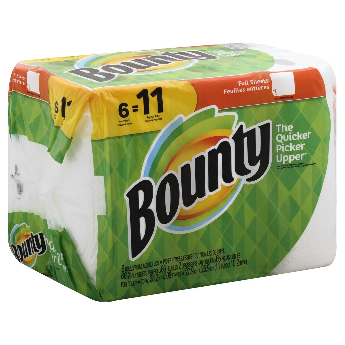 slide 4 of 10, Bounty Paper Towels 6 ea, 6 ct