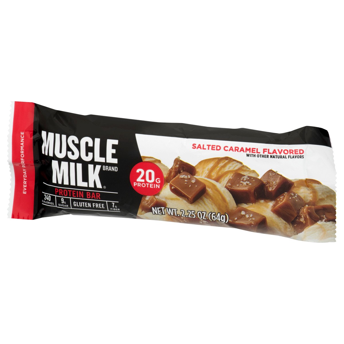 slide 5 of 12, Muscle Milk Salted Caramel Flavored Protein Bar 2.25 oz, 2.25 oz