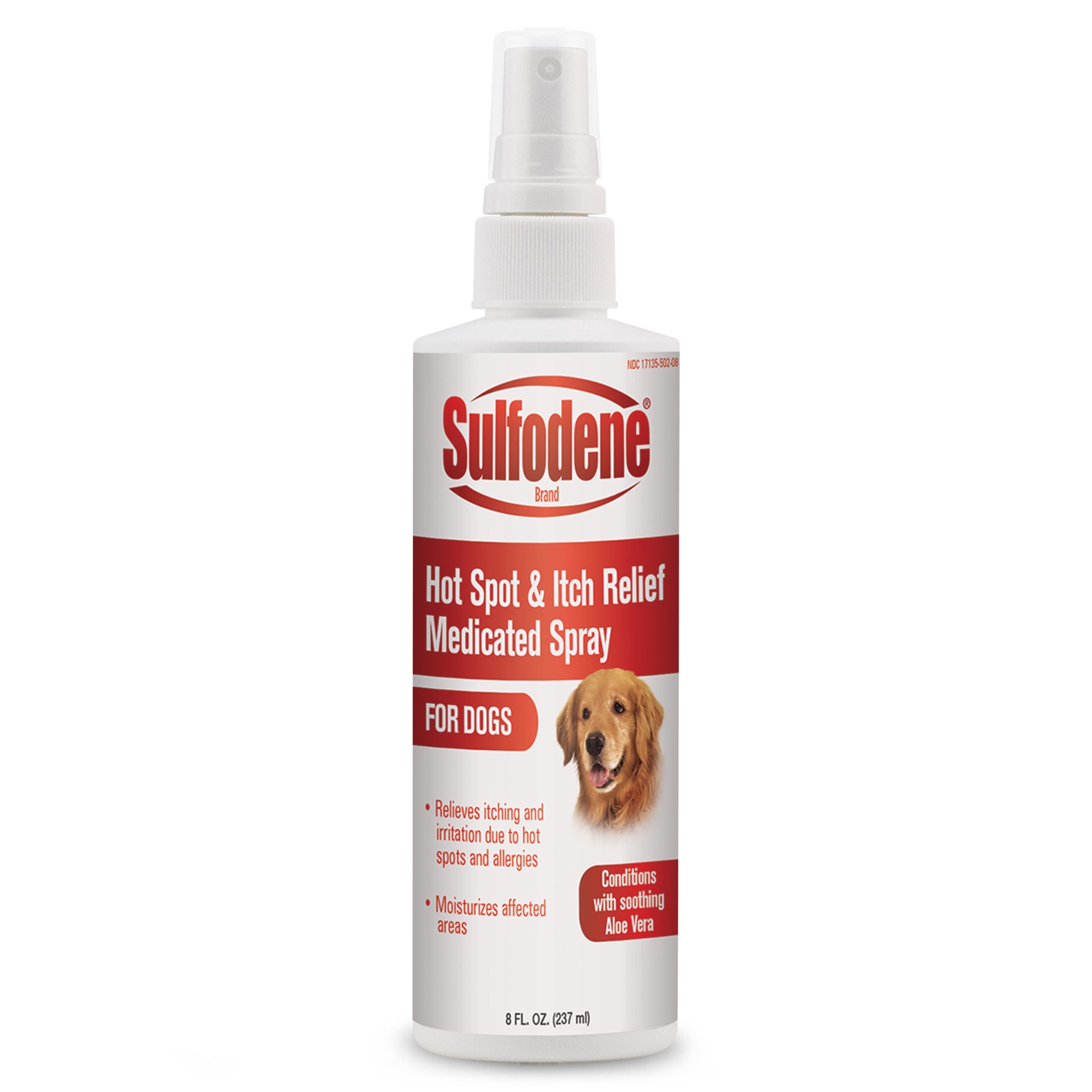 slide 1 of 8, Sulfodene Hot Spot & Itch Relief Medicated Spray for Dog 8oz, 1 ct