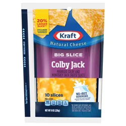 KRAFT COLBY JACK CHEESE BIG SLICES