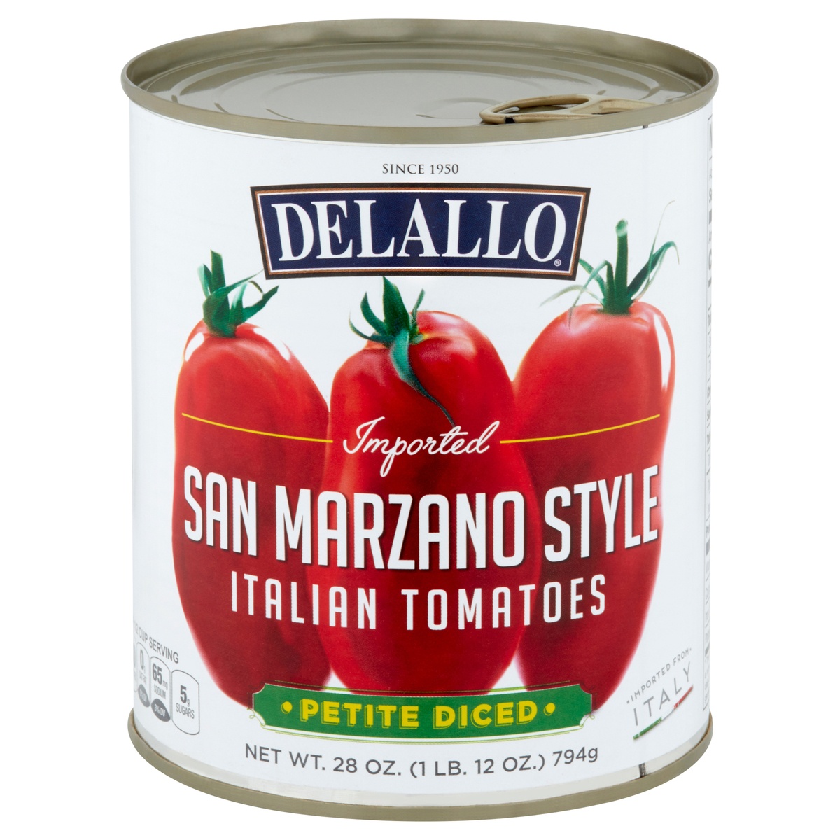 slide 9 of 9, DeLallo San Marzano Style Petite Diced Tomatoes, 28 oz